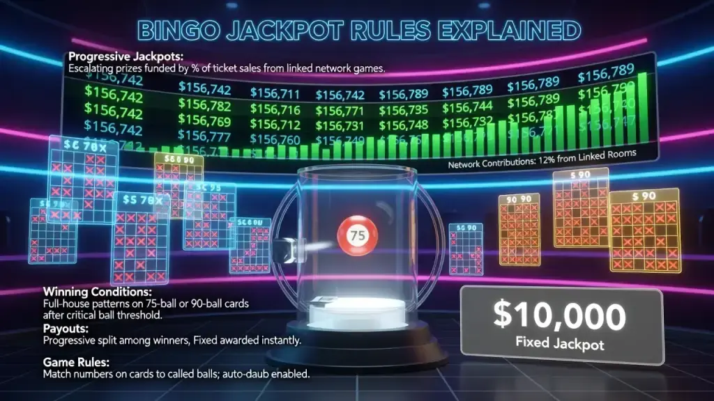 Bingo Jackpot Rules Explained: Progressive Jackpots, Winning Conditions, Payouts, and Game Rules